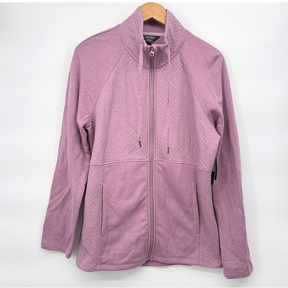 Eddie Bauer Gypsum Full Zip Quilted Jacket Gorpcore Sporty Purple Outdoor Large